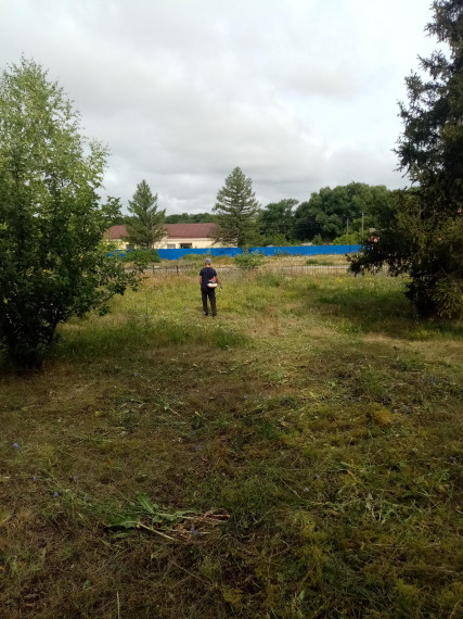 Администрация провела обкос парка. Администрация провела обкос парка.