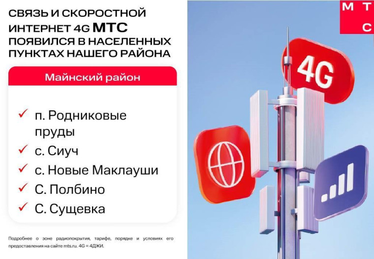 Администрация сообщает о расширении сети мобильной связи. Администрация сообщает о расширении сети мобильной связи.